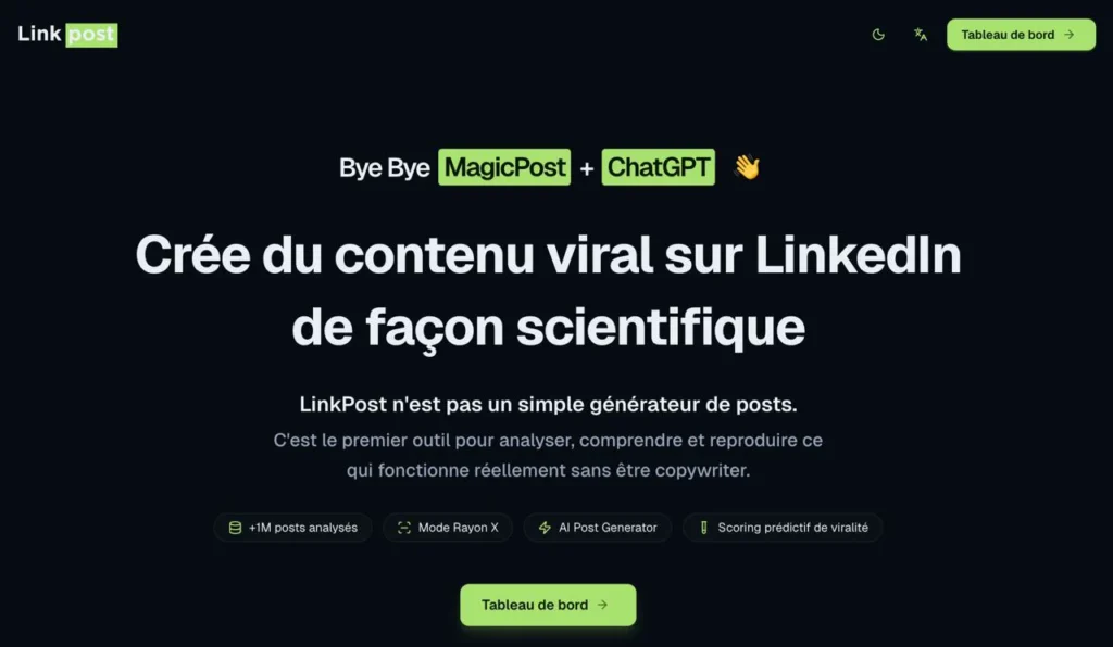 LinkPost : créer du contenu viral sur LinkedIn en 2026
