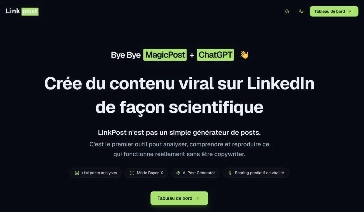 LinkPost : créer du contenu viral sur LinkedIn en 2026