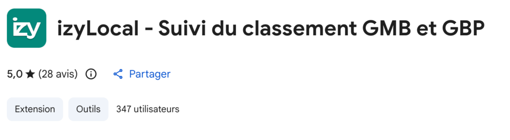 izyLocal - extension google