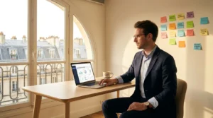 Fondateur créant un SaaS avec un outil IA en 2026