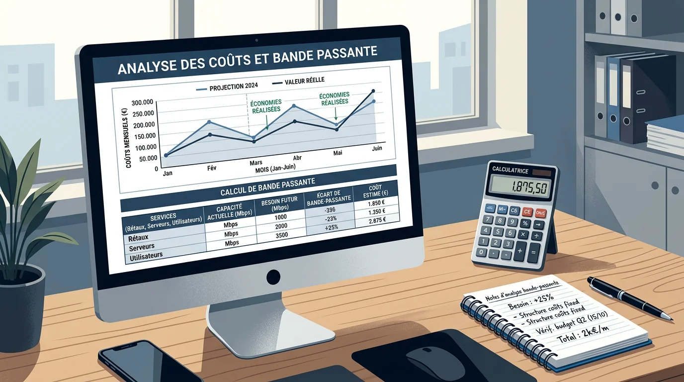 Calcul du budget de bande passante d'un projet de scraping