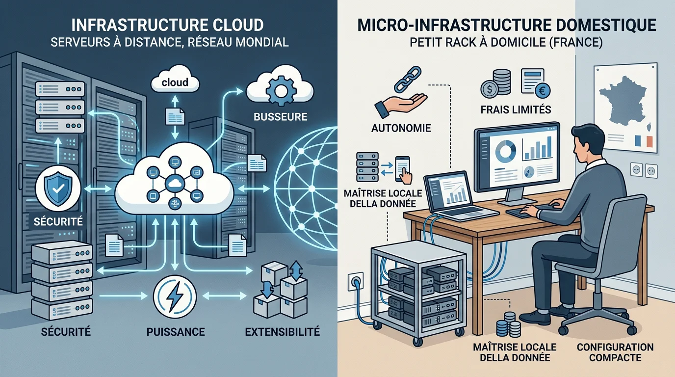 Comparaison entre proxy cloud et infrastructure dédiée maison pour le scraping