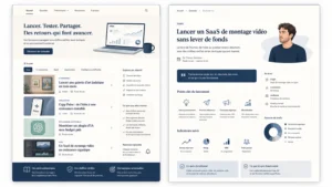 Deux formats éditoriaux complémentaires, l’actualité des entreprises et le récit d’un lancement